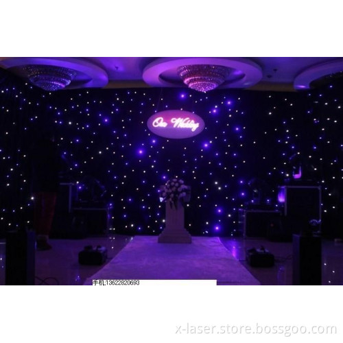 RGB LED Star Curtain for Wedding&Brithday Party&Holiday Party